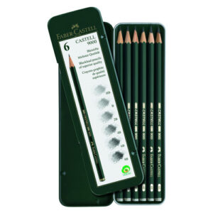 Set 6 Grafitnih olovaka Faber Castell 9000