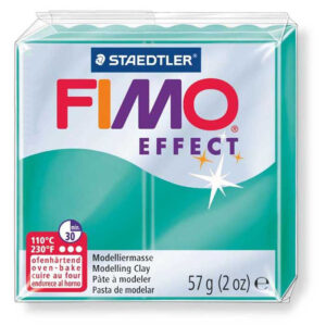 FIMO effect zelena transparentna 8020-504