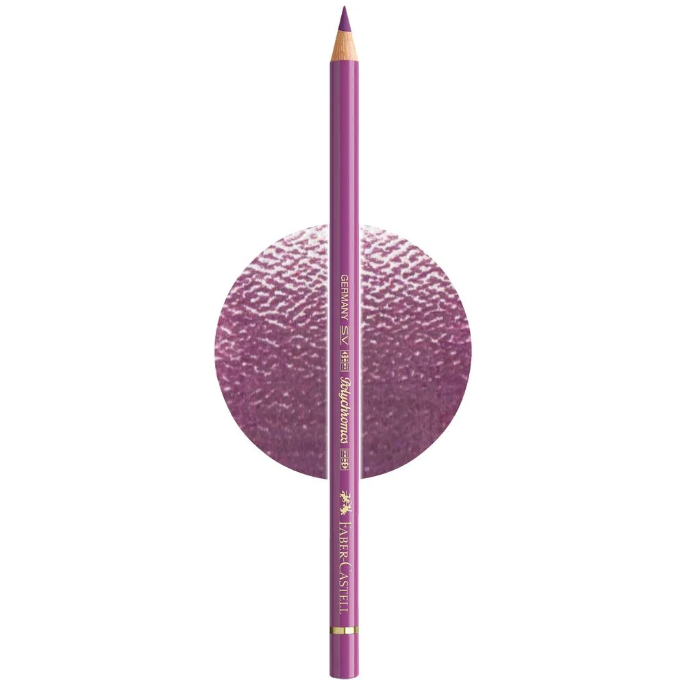 Boje drvene polychromos Faber Castell 135 Light Red violet