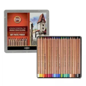 Pastele u drvu meke set 24kom GIOCONDA Koh-I-Noor