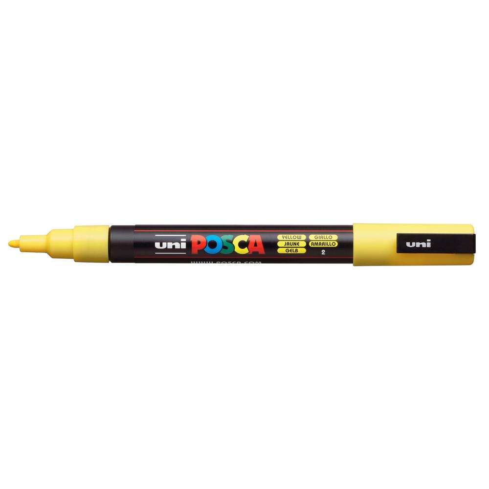 Marker Uni pc-3m Posca žuti
