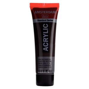 Amsterdam akrilna boja 20ml 403 Vandyke Brown