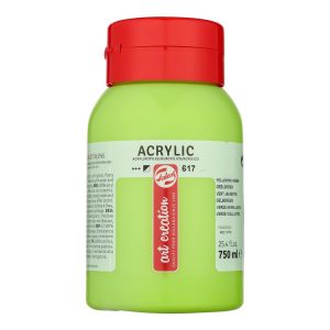 Art Creation akrilna boja 750ml 617 yellowish green