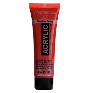 Amsterdam akrilna boja 20ml 399 Naphthol Red Deep