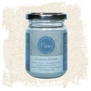 Fleur akrilni sjajni šljokasti lak 130ml zlatni