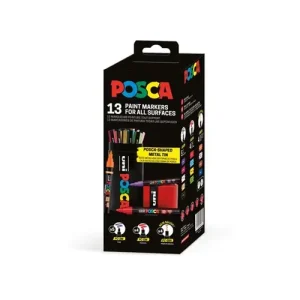 Uni POSCA Metal tube Set 13 boja