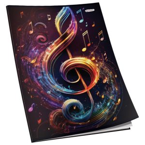 Bilježnica meki uvez crte Connect glitter